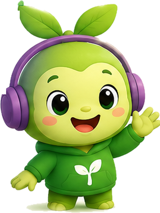 Sprouty, the SoundSprout mascot
